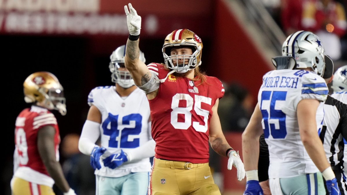 George Kittle makes Brock Purdy pay for losing hilarious bet