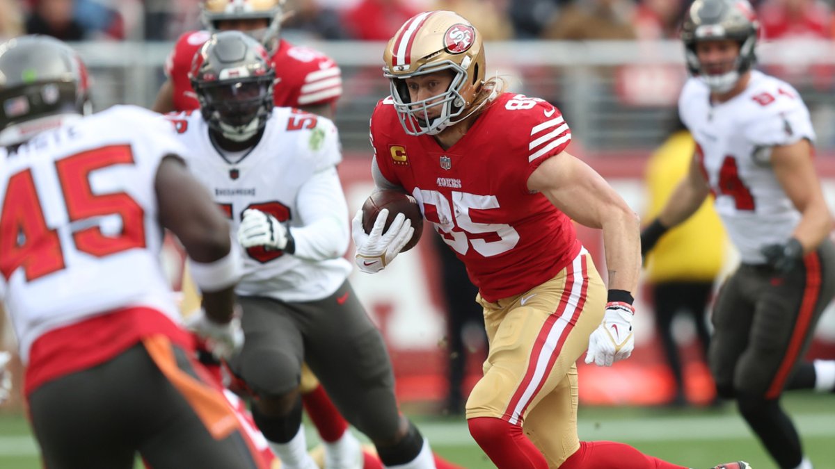 Who is George Kittle? A self-made star who leads 49ers with both