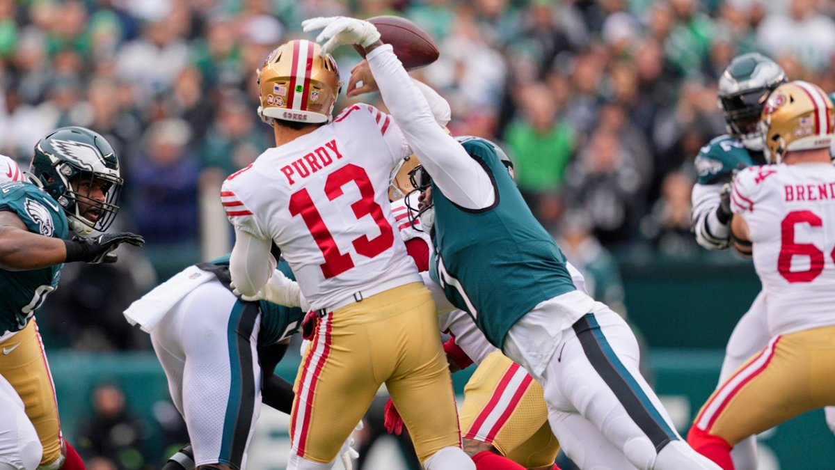 Brock Purdy, 49ers ousted by Eagles in NFC title game