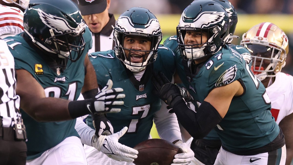 Haason Reddick sets physical tone for Eagles defense in NFC Championship  triumph