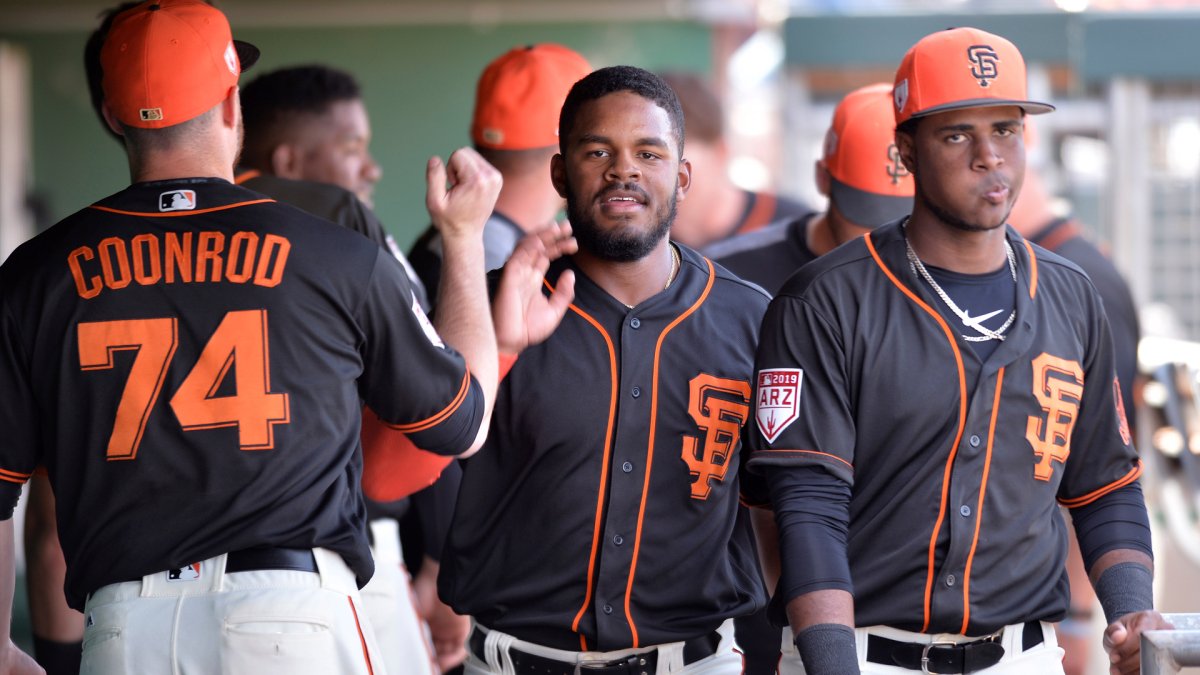 Giants' top prospect Heliot Ramos out with mild left oblique strain – NBC  Sports Bay Area & California