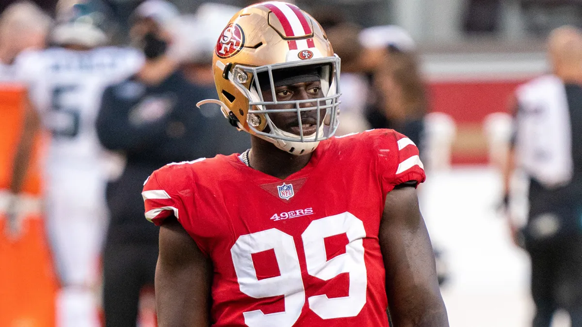 49ers' Javon Kinlaw won't play vs. Rams because of latest knee issue