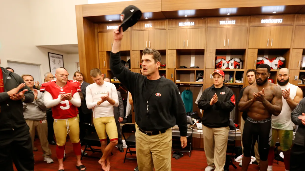 Jim Harbaugh 'super happy' to return to Levi's Stadium for 2012 49ers  reunion 