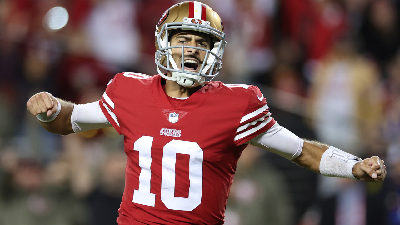 Jimmy Garoppolo Passer RTG 6th Highest In NFL History With Las