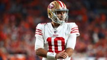 Jimmy Garoppolo Praises Teammates, Camaraderie Ahead of Week 6 - Sactown  Sports