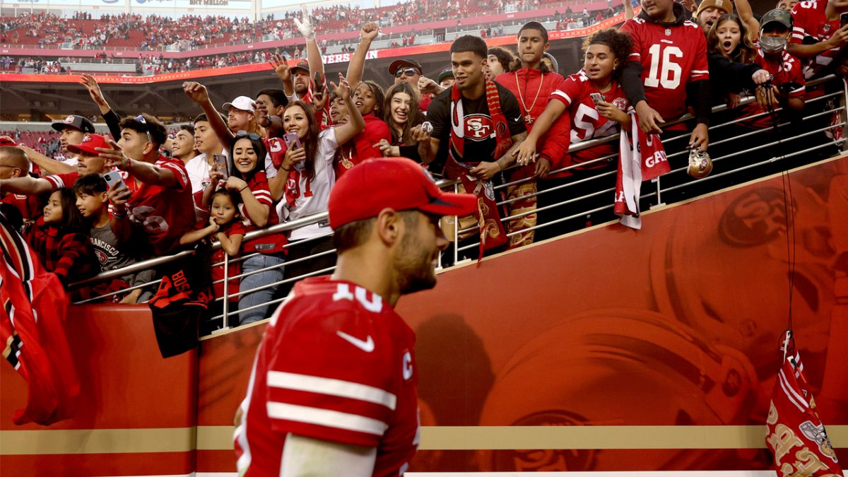 Jimmy Garoppolo hopeful 49ers fans make their presence felt at