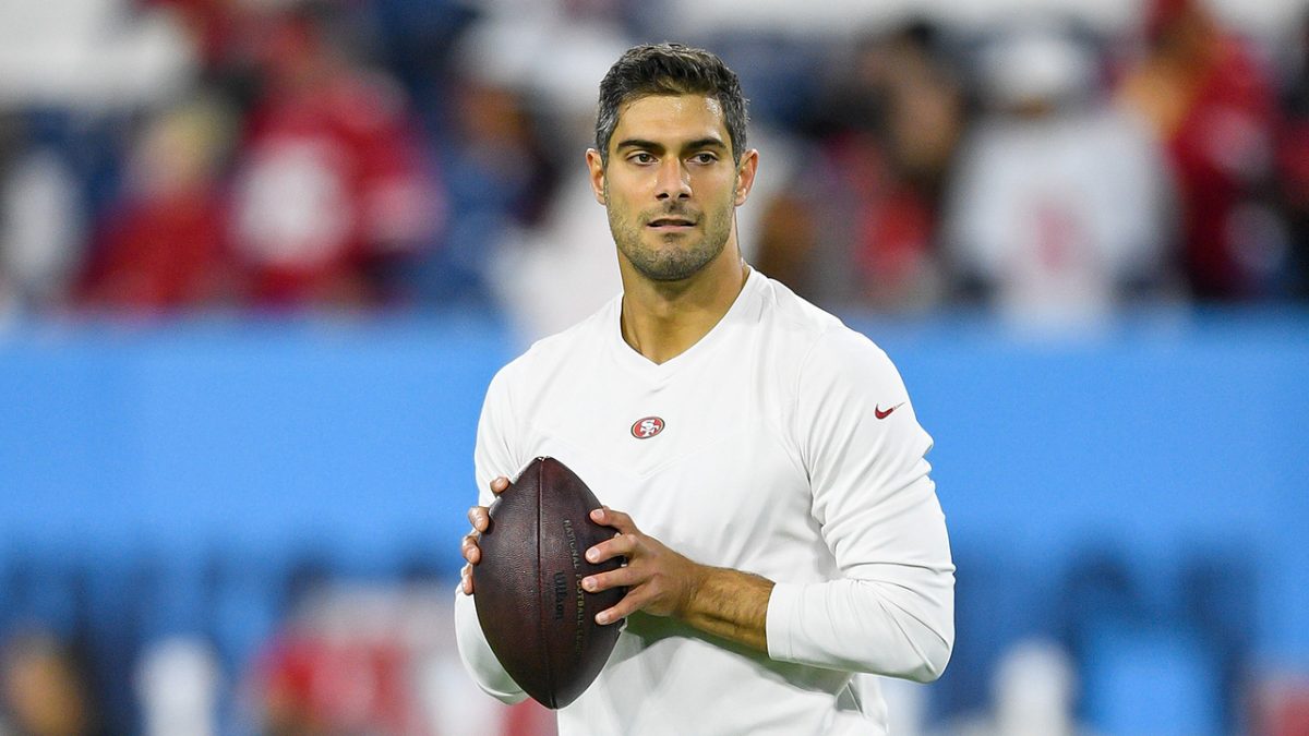 Jimmy Garoppolo excited to practice with new club Las Vegas Raiders - The  Boston Globe