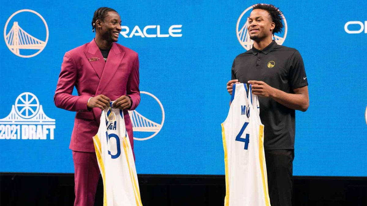 2021 NBA Draft: Warriors select Jonathan Kuminga, Moses Moody
