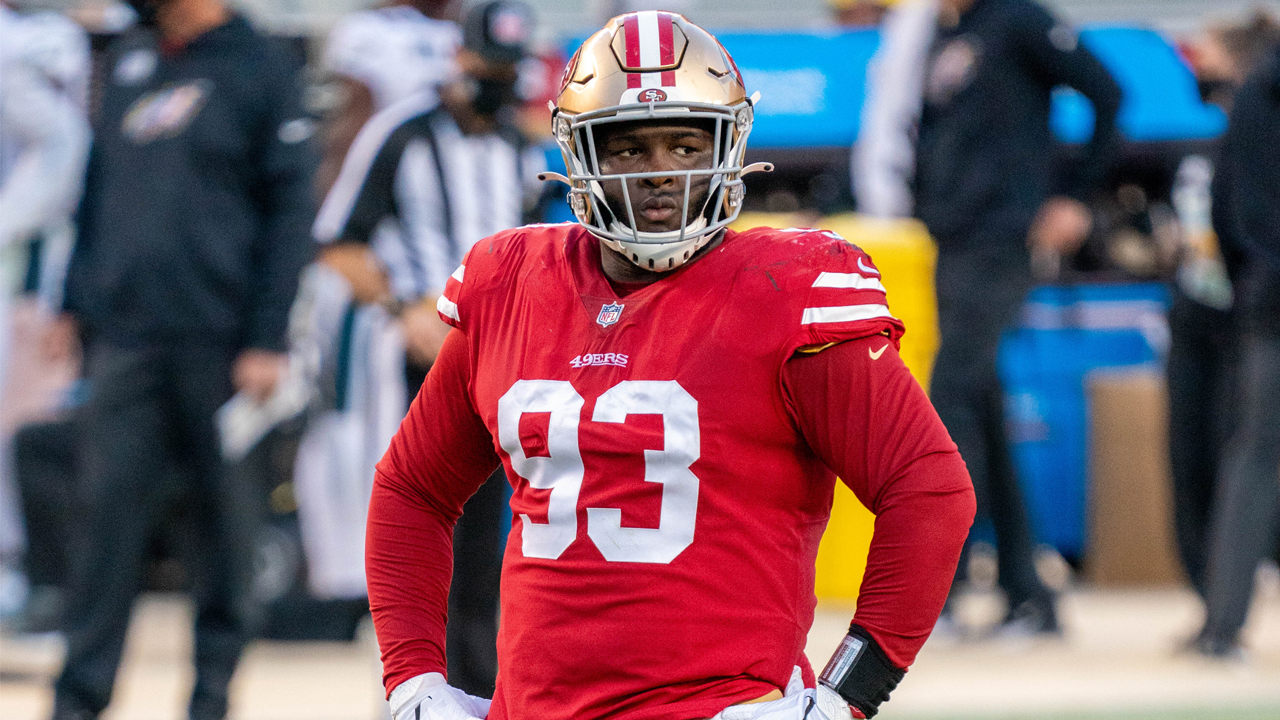 <p>The 49ers hope Nick Bosa returns to form for the 2021 season after his season was cut short due to a torn ACL. It is difficult to imagine a scenario in which Dee Ford is back. Solomon Thomas is scheduled for free agency, and his price tag could allow him to return.</p>

<p>D.J. Jones, Kerry Hyder and Ronald Blair are also scheduled for free agency. Hyder has played well enough to see a significant raise from his $1.5 million pay of this season.</p>

<p>Over the final six weeks of the season, the 49ers will have plenty of chances to see Jordan Willis, Dion Jordan and, perhaps, Takk McKinley.</p>

<p>What they see from those players will undoubtedly be a factor in how they proceed during the offseason as they look to build depth on the defensive line.</p>
