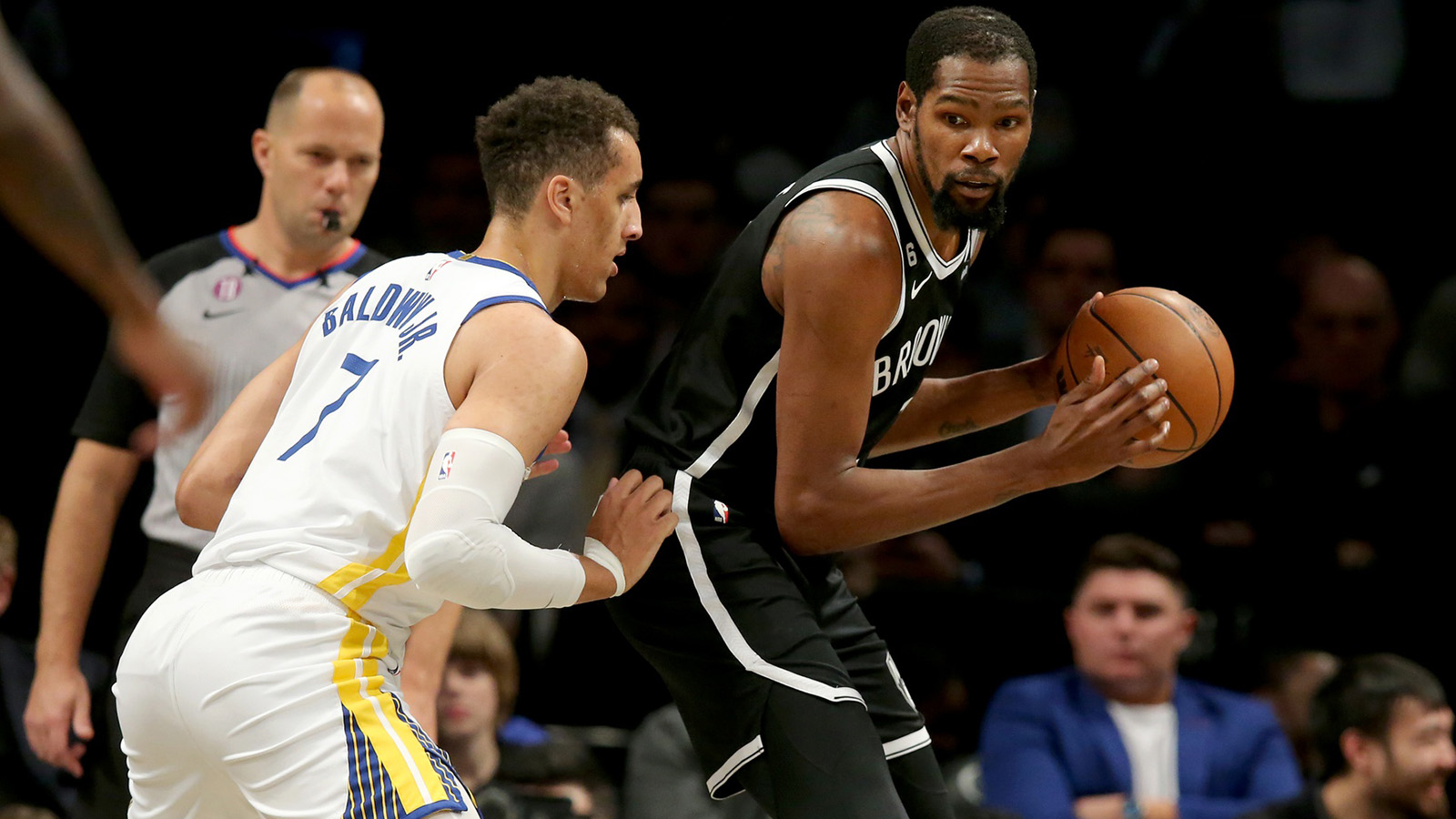 Watch: Warriors welcome back Kevin Durant with tribute video vs. Nets