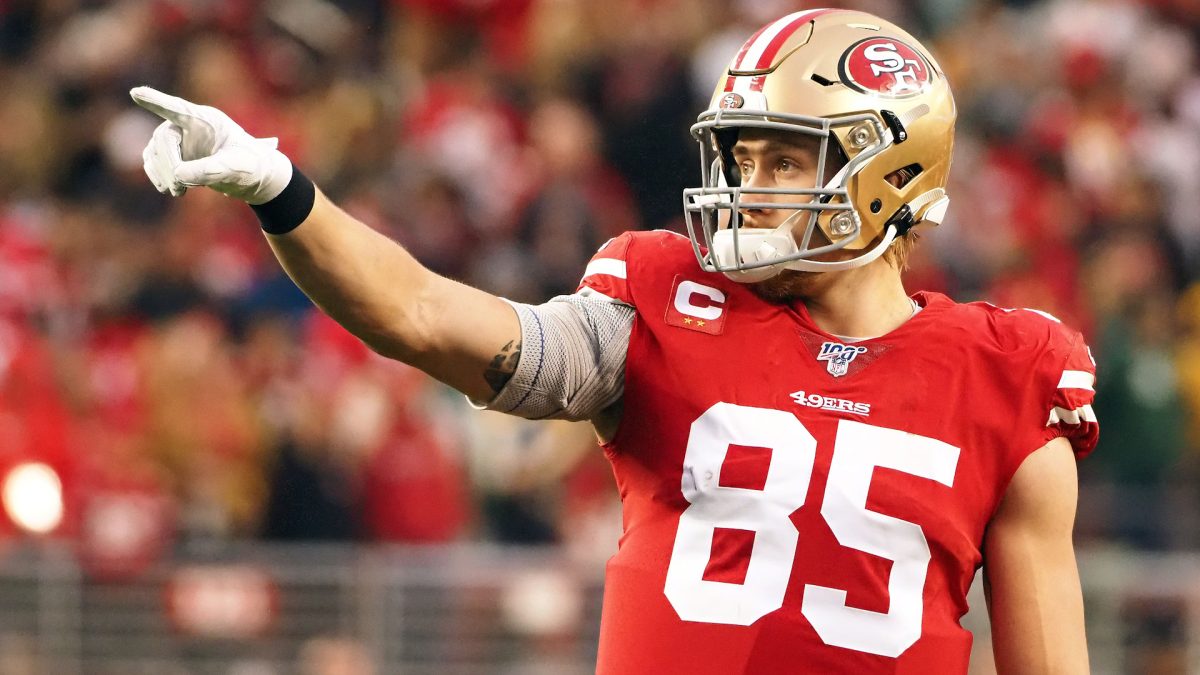 49ers inactives: George Kittle officially out