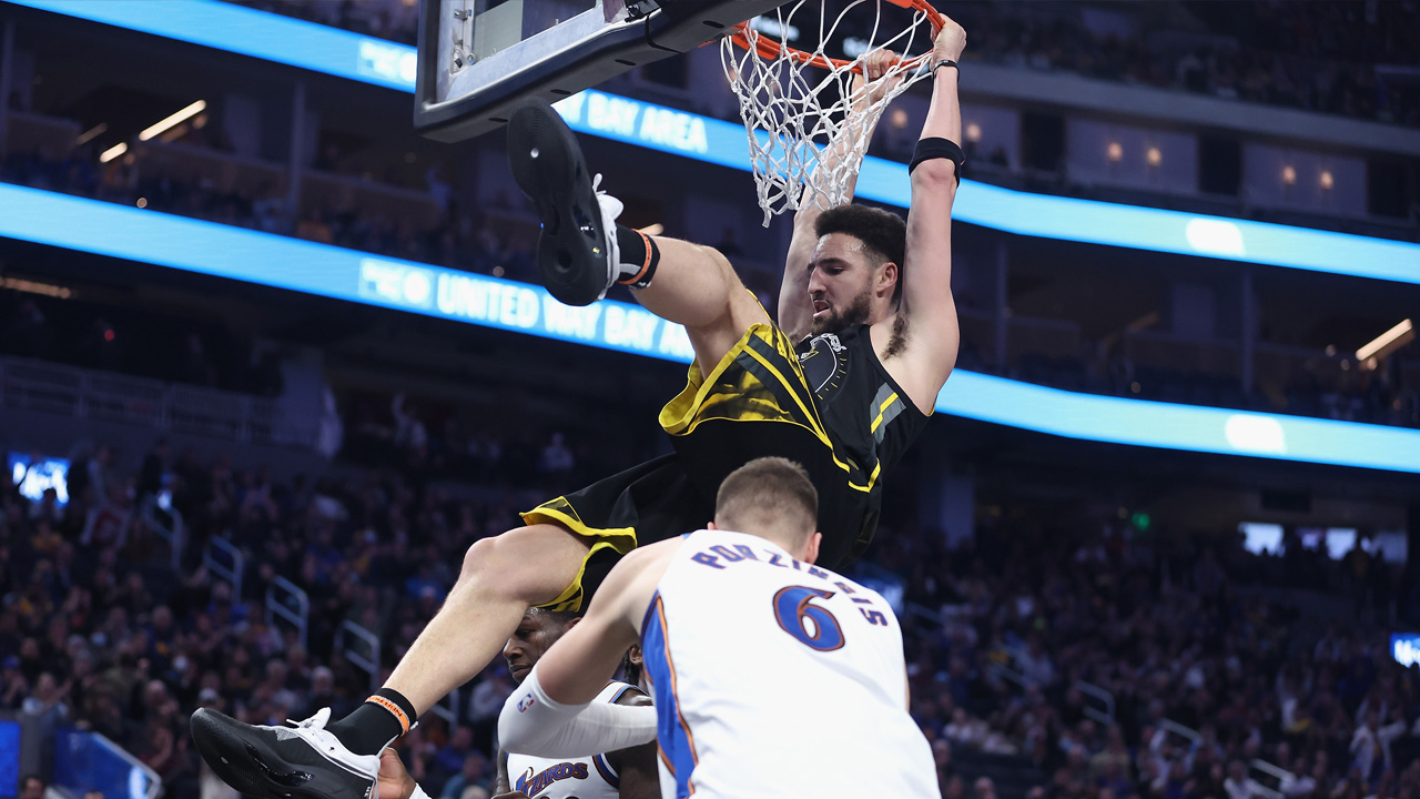 Klay thompson sale dunk