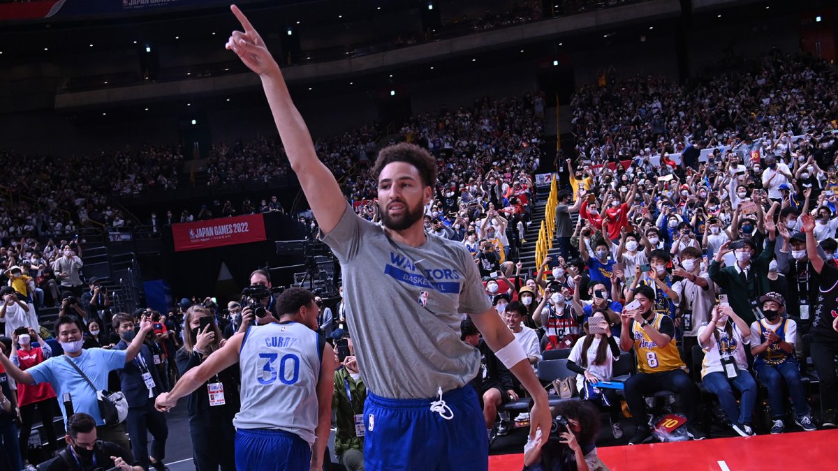 Why Steph Curry, Klay Thompson 3-point contest in Japan wowed Draymond ...