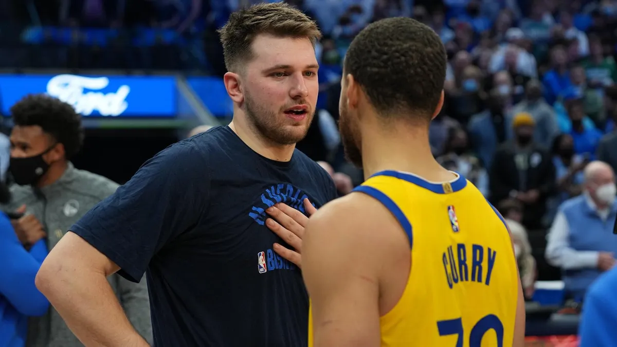 Luka Doncic describes Warriors’ Steph Curry with perfect one-word reply ...