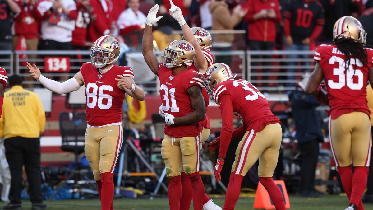 Watch: Raheem Mostert scores fourth TD to give 49ers 34-7 lead over Packers  in NFC Championship Game