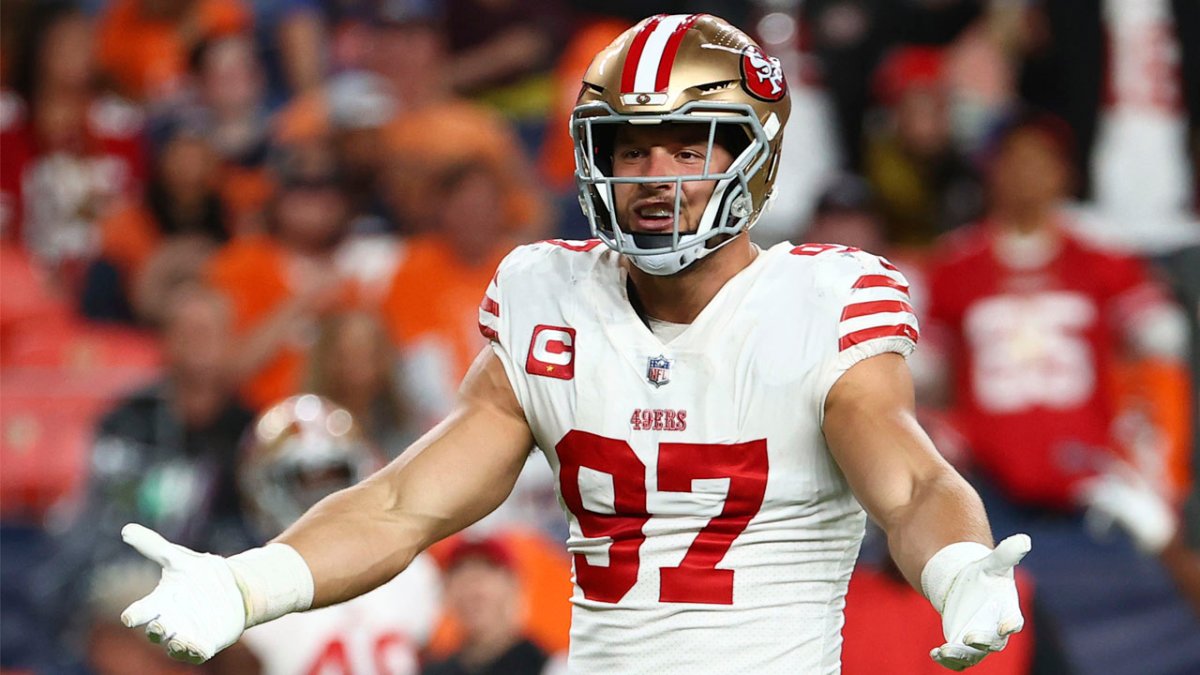 49ers' Nick Bosa might play Sunday; Jimmie Ward could return in a