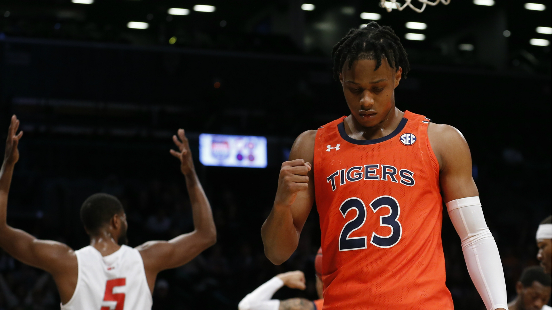 <p>Measurables: 6-foot-6, 225 pounds Age: 19</p>

<p>Okoro is one of those players whose impact goes well beyond the numbers. He can defend three and possibly four positions at the NBA level and has potential to be a lockdown defender. On the offensive side of the ball, Okoro will need time to develop. He’s strong going to the basket, but needs work on his perimeter shot. Okoro brings intangibles to the court that compare to Andre Iguodala.</p>

<p>He likely won’t be an elite scorer, but he is a player that should be able to help win games. Okoro might be a reach at No. 2, but this is an open field. If the Warriors can slide down 2-3 picks and pick up a veteran player as well, that would make a lot of sense. </p>

<p> </p>
