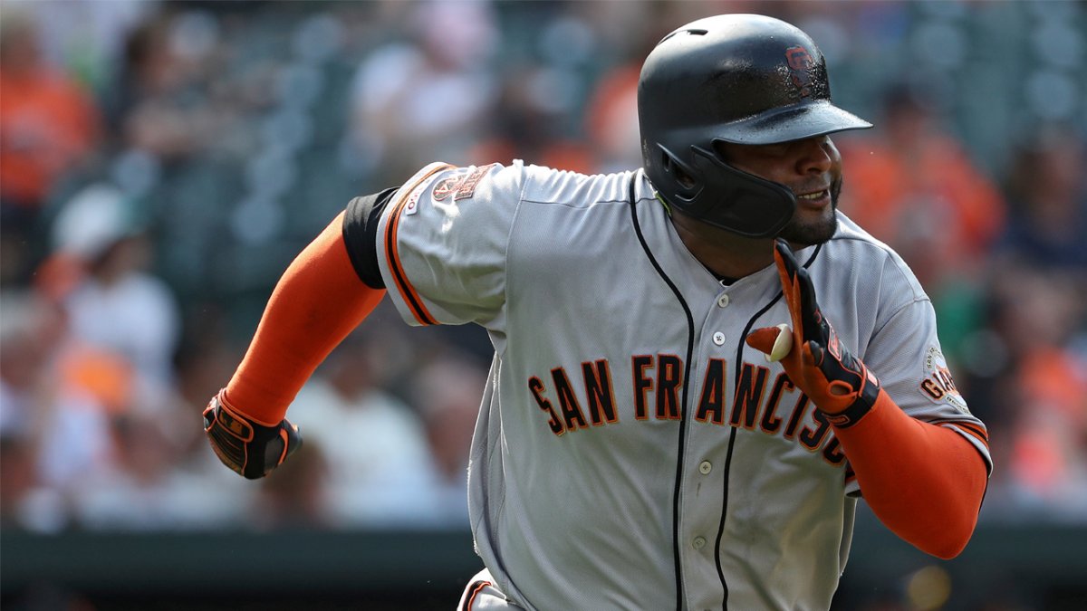 Pablo Sandoval violently collides with catcher in Mexican League game – NBC  Sports Bay Area & California