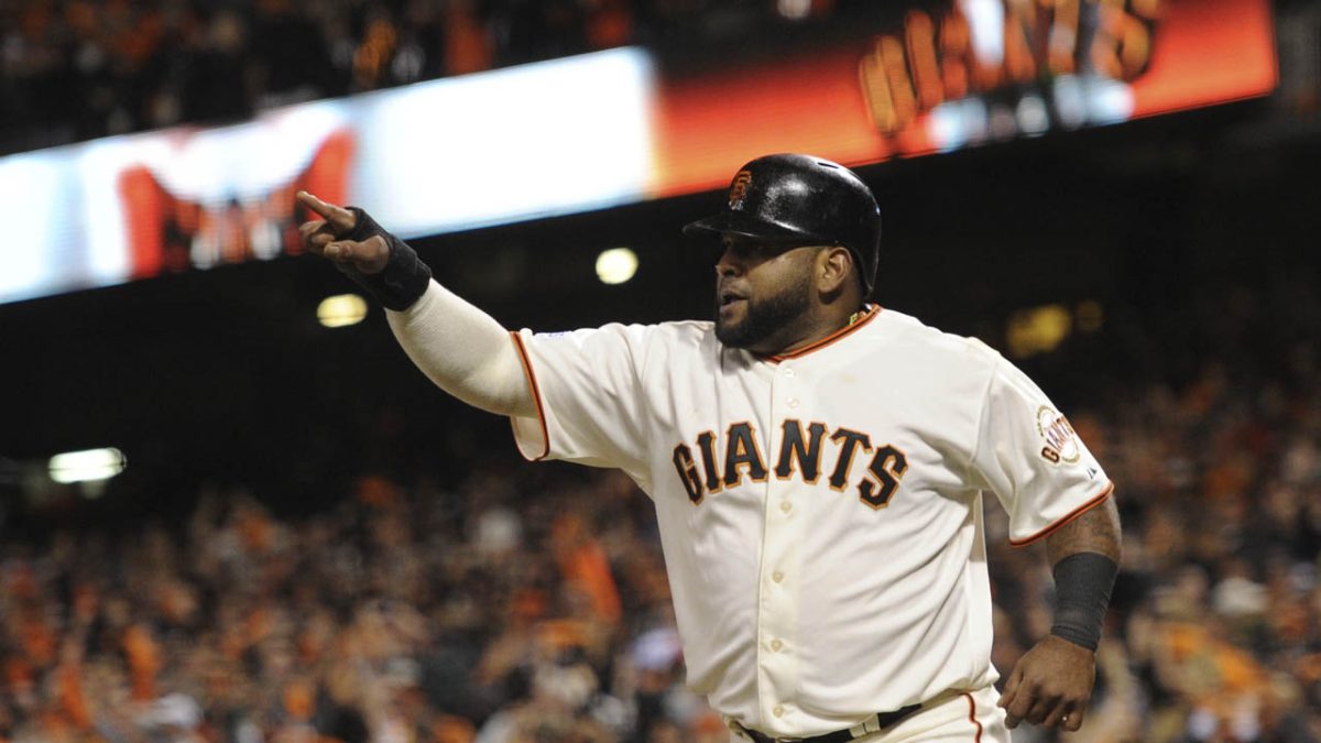 Pablo Sandoval pays visit to Giants, reminisces with former