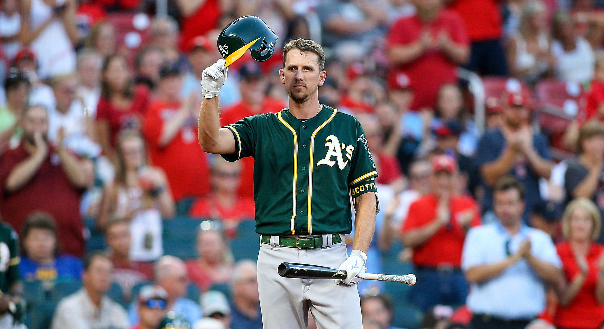 Piscotty felt like his mother was with him during A's return