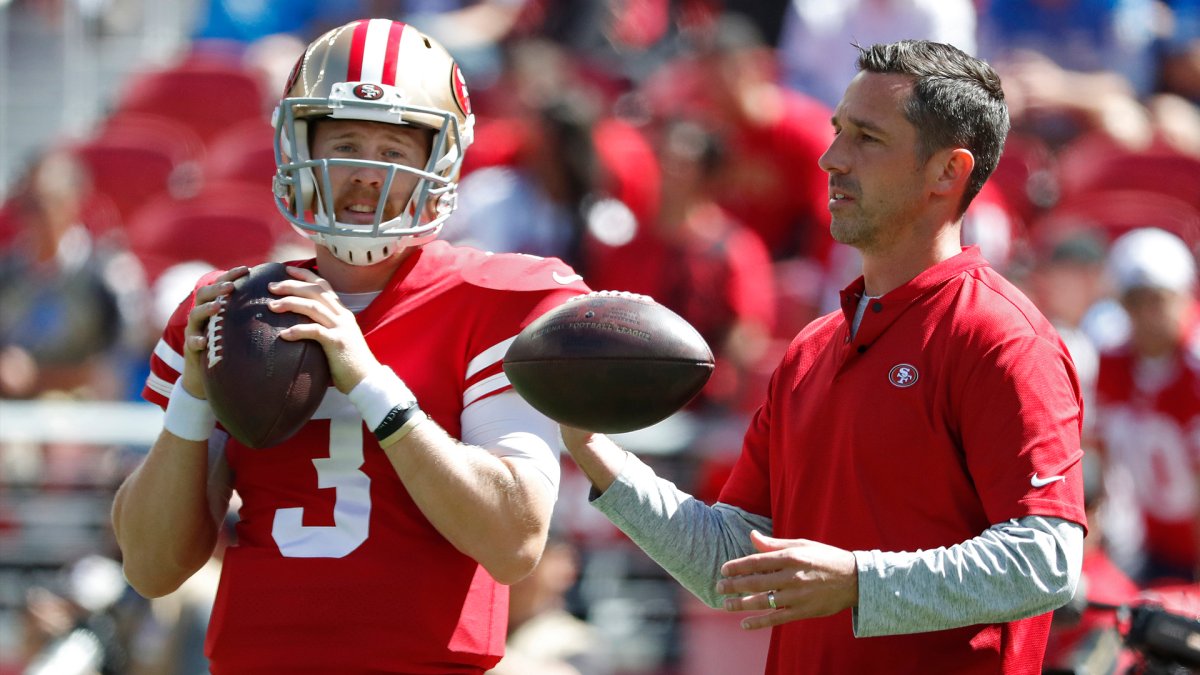 How 49ers’ Kyle Shanahan comforted C.J. Beathard after brother’s death