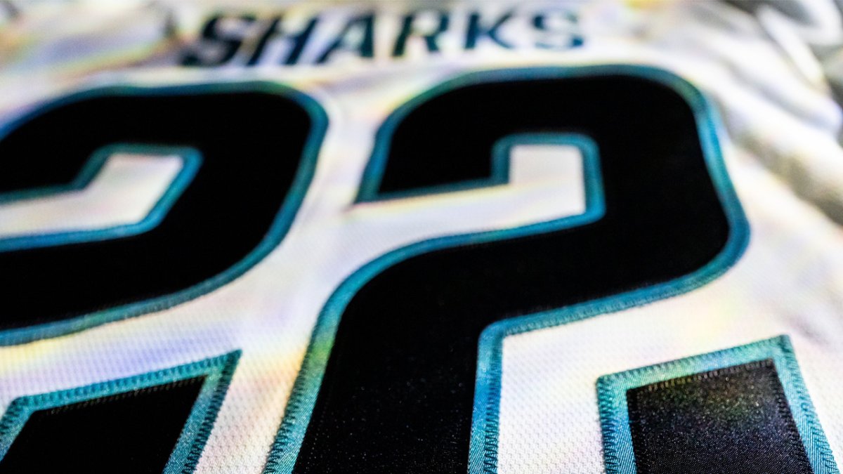 The Sharks EVOLVE jerseys (2022-23) 