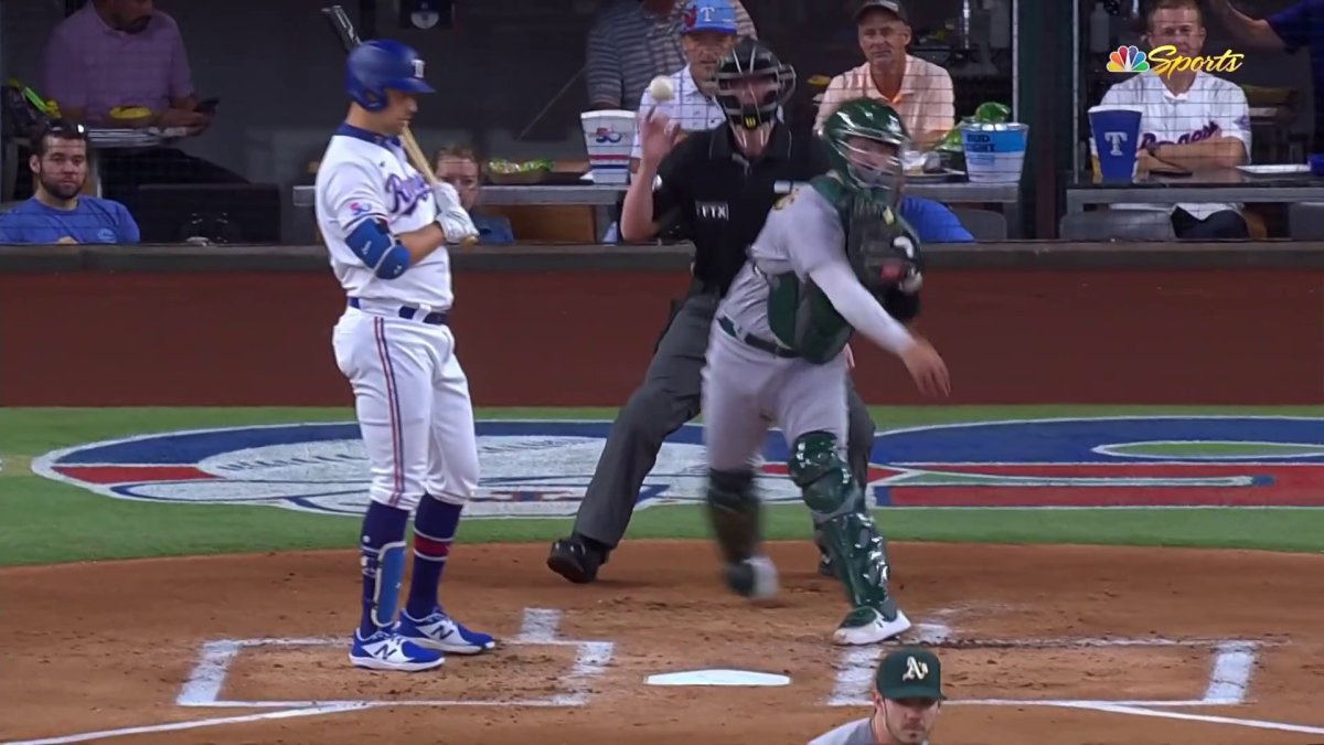 Shea Langeliers passes first catcher test by throwing out stealing