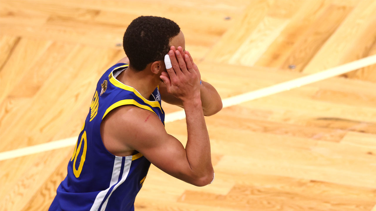 Steph Curry hits 'night night' celebration after Game 6 dagger vs