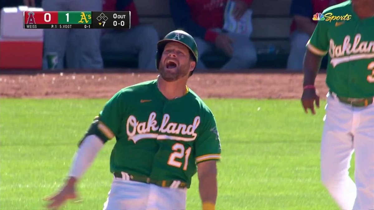 A's Stephen Vogt Hits Home Run in Final Game – NBC Bay Area