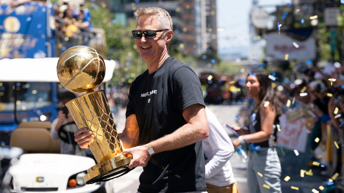 Steve Kerr After Warriors Arrive in Bay Area: 'I'm Not Going to