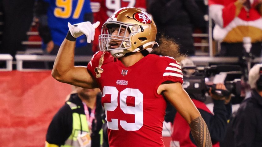 Talanoa Hufanga confirms 49ers' defense's catchy motto for interceptions –  NBC Sports Bay Area & California