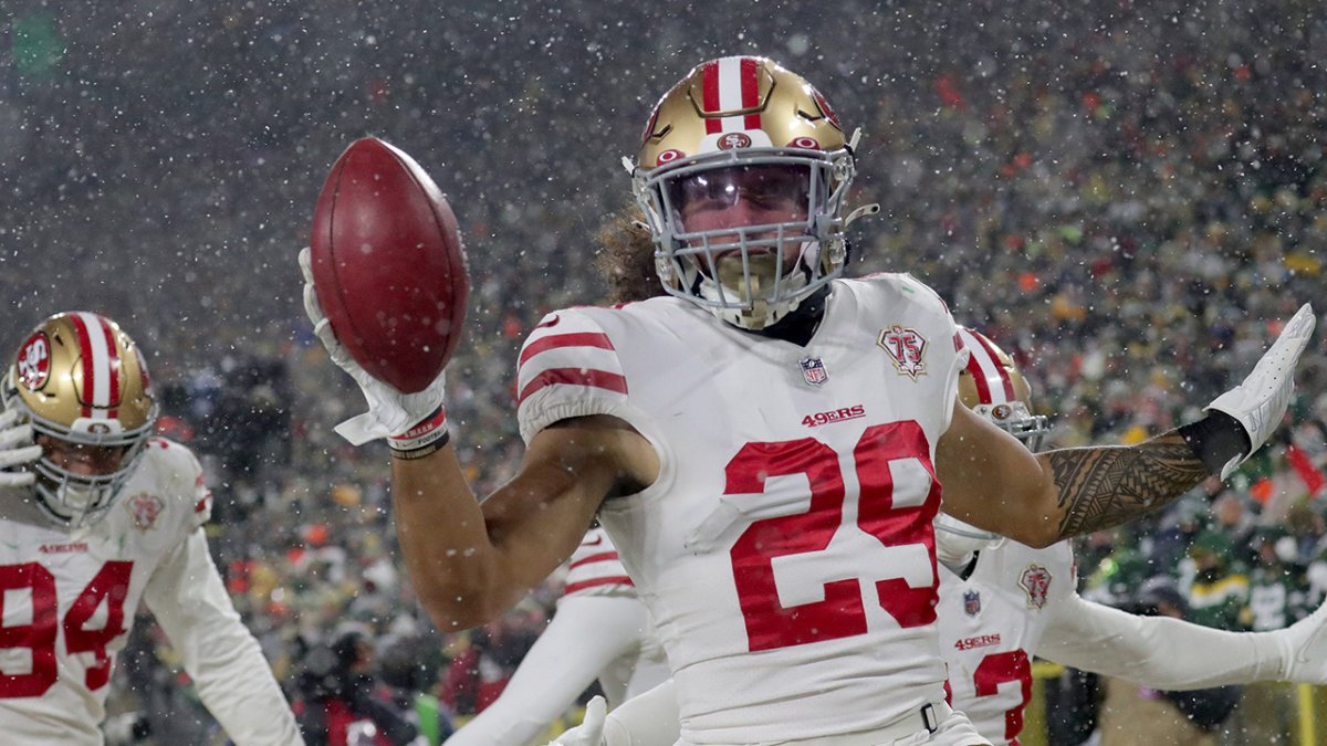 Talanoa Hufanga Pick-Six Seals Monday Night Football Win for the 49ers -  Sactown Sports