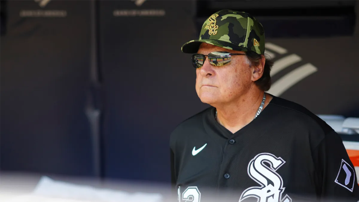 Tony La Russa at White Sox camp