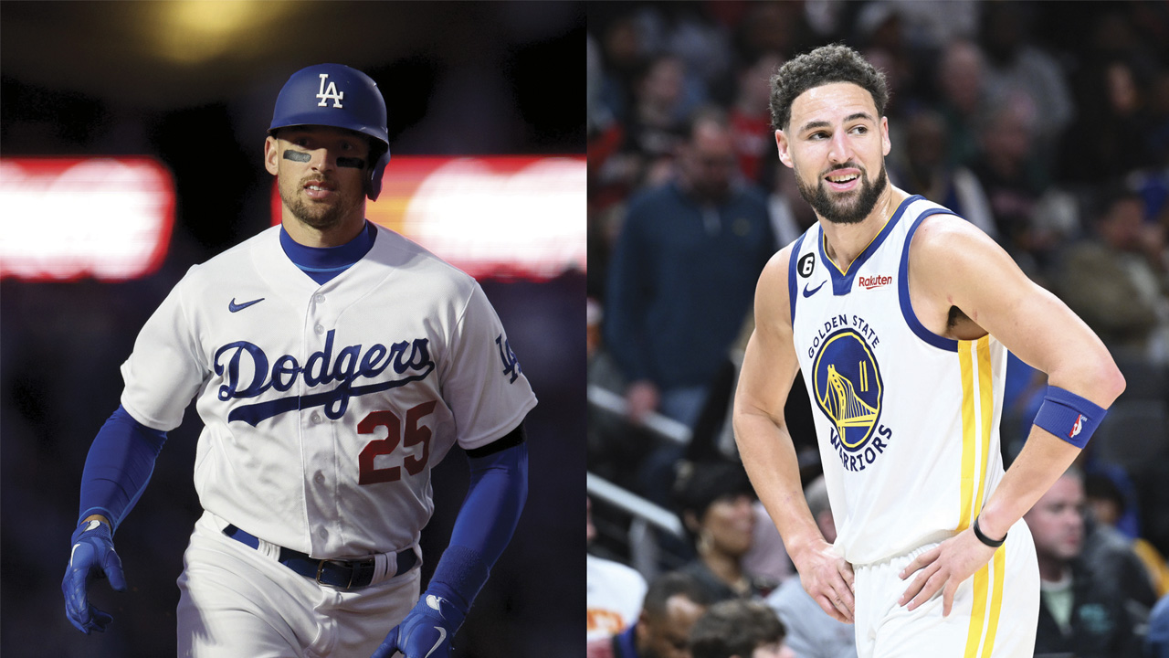 Klay Thompson Dodgers fan? Warriors star cheers on Giants rival to