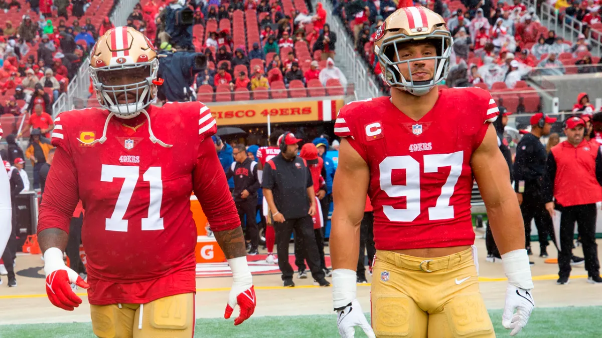 49ers injury report: Nick Bosa, Trent Williams, Jimmie Ward in vs. KC