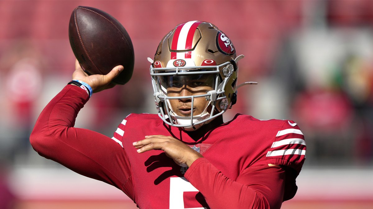 First Time Seeing Trey Lance In A 49ers Jersey