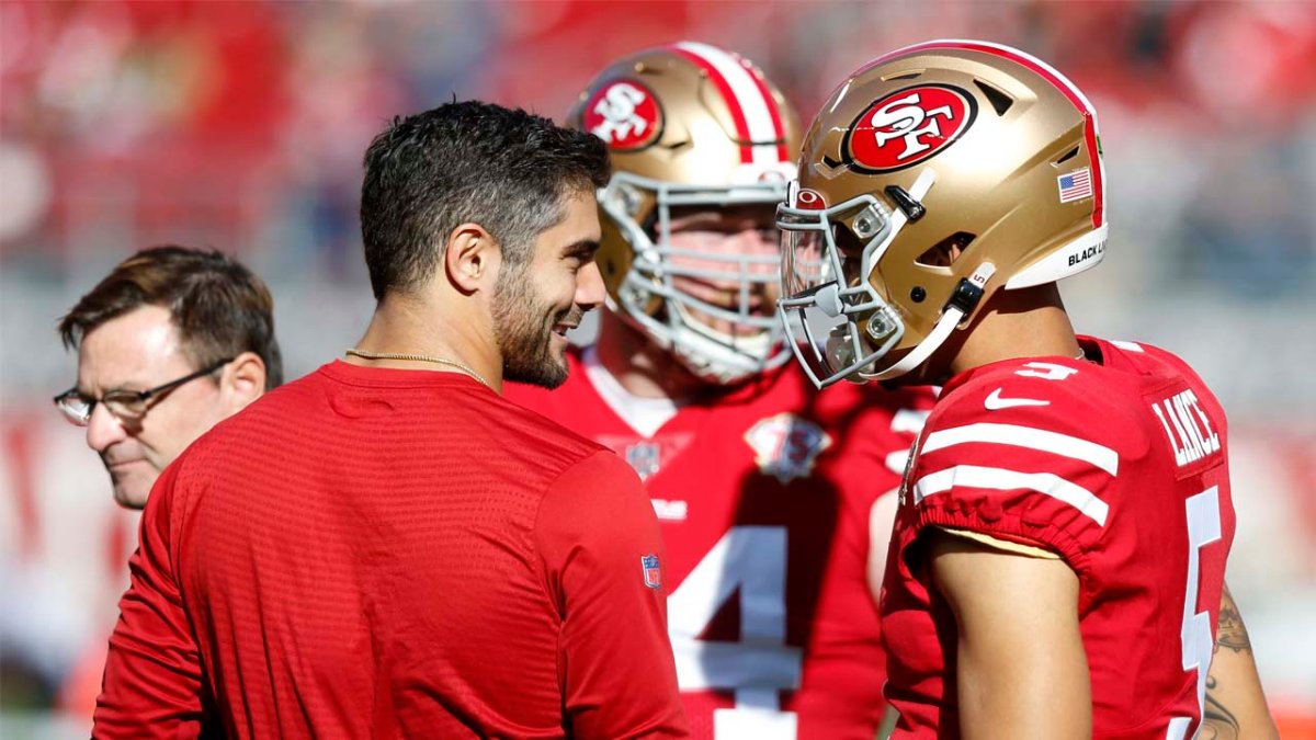 The 2021 Season Was Real Awkward' -- Jimmy Garoppolo Talks About Tough Year  After Trey Lance Was Drafted