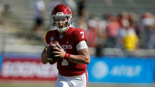 OU quarterback Spencer Rattler has tens of thousands of followers on social media, making him an appealing endorser. riley