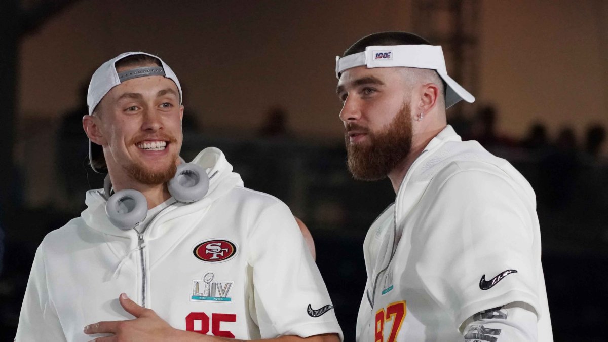 49ers player George Kittle shares funny request from Taylor Swift to Travis Kelce – NBC Sports Bay Area & California