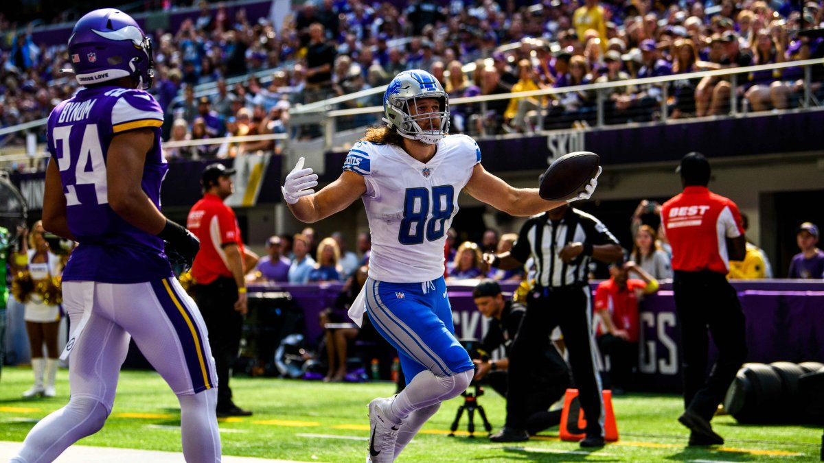 Vikings tight end T.J. Hockenson vows he'll be ready to play Week 1