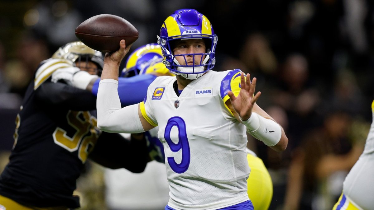 Rams QB Matthew Stafford exits game with concussion vs. Saints – NBC Sports  Bay Area & California