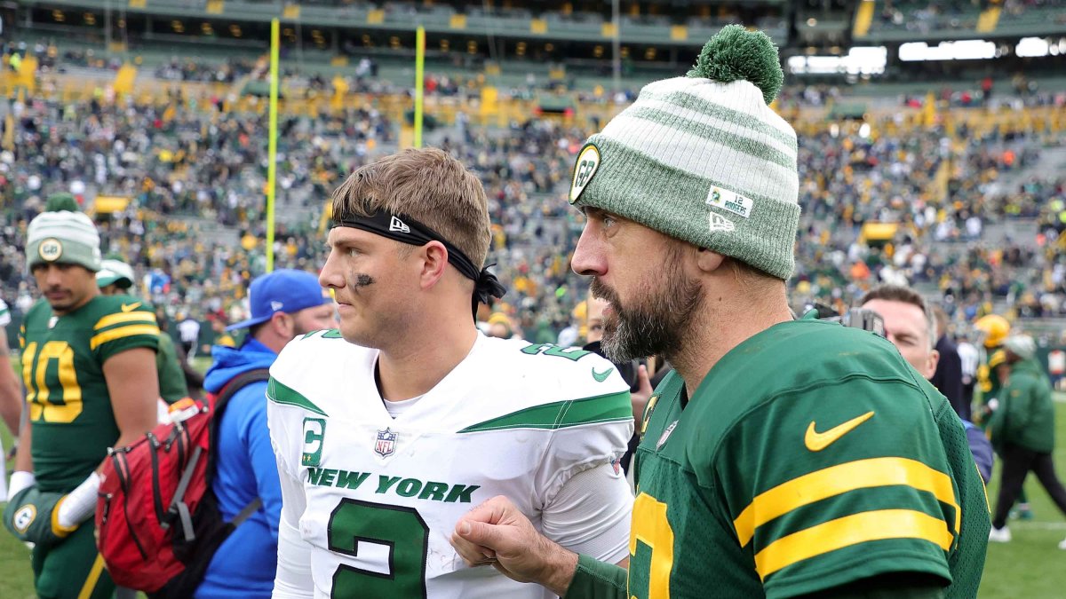 Aaron Rodgers gets serious with the New York Jets - NBC Sports