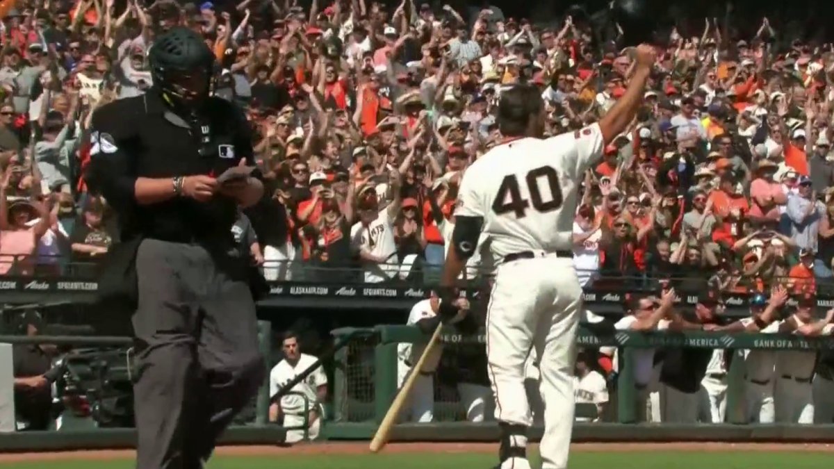 Madison Bumgarner gets standing ovation during return to Oracle