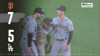 Highlights: Giants come back to beat Dodgers 7-5 in 11th inning