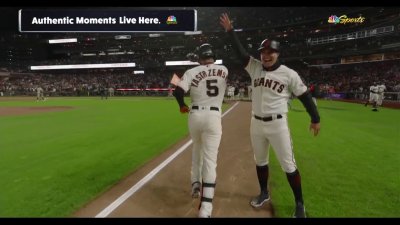 SF Giants STUN Padres with another late comeback, Mike Yastrzemski's  walk-off water shot 