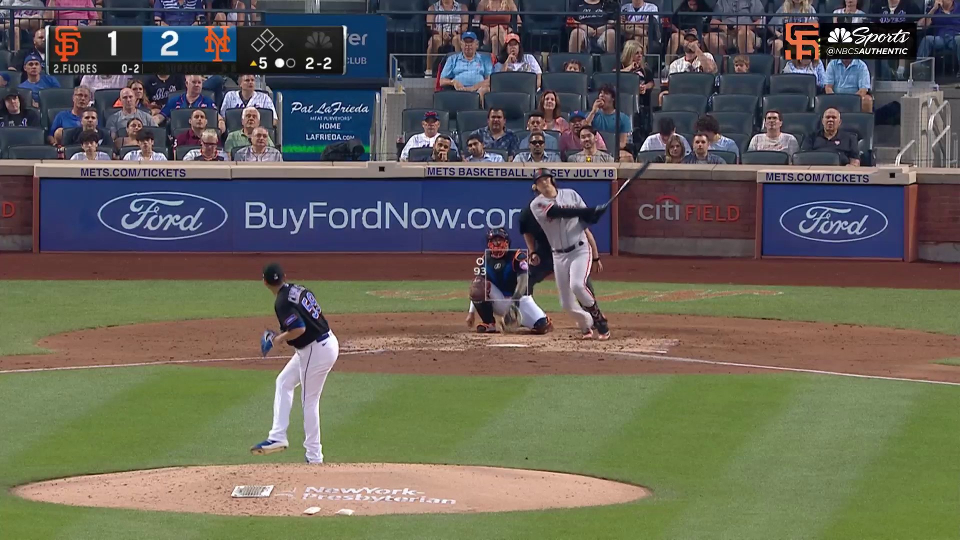 Wilmer Flores' solo homer (18), 08/23/2023