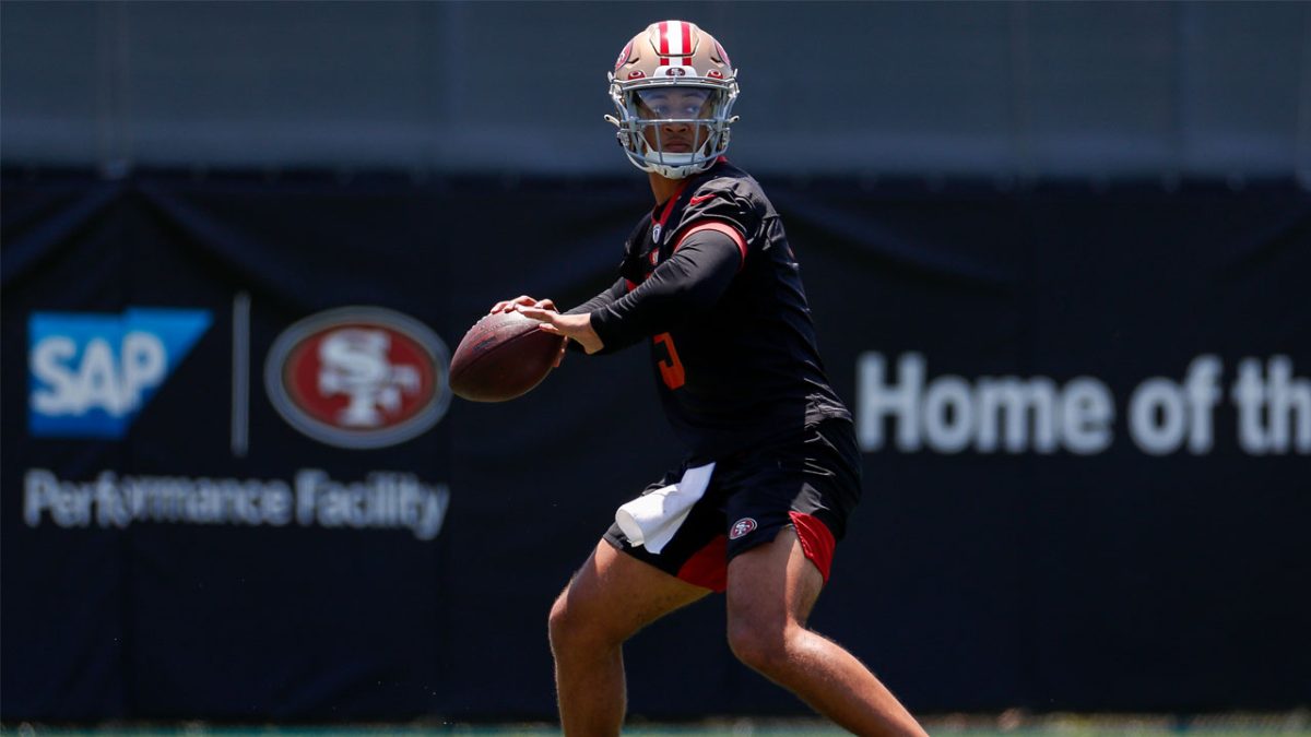 49ers' Trey Lance 'significantly better' than last year, George Kittle  admits – NBC Sports Bay Area & California