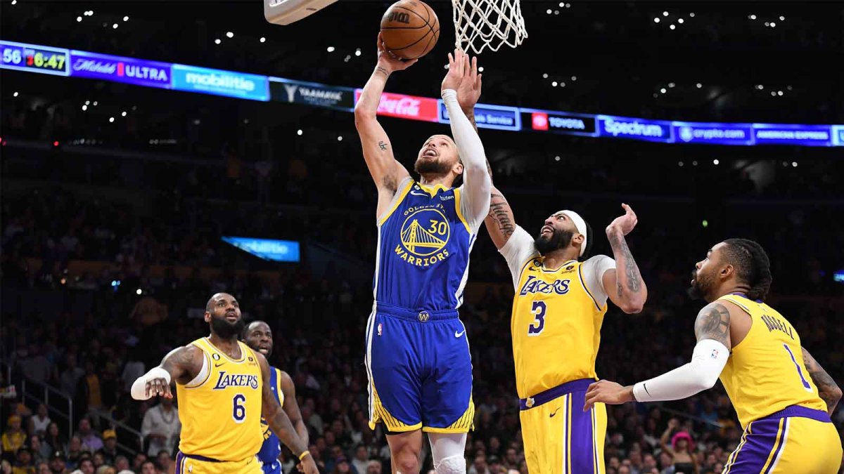 Steph Curry, Warriors to play Lakers twice in 2023 NBA preseason – NBC ...