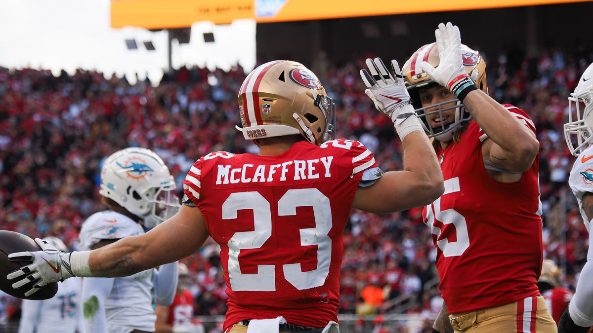 Prophetic George Kittle once predicted Christian McCaffrey joining 49ers –  NBC Sports Bay Area & California