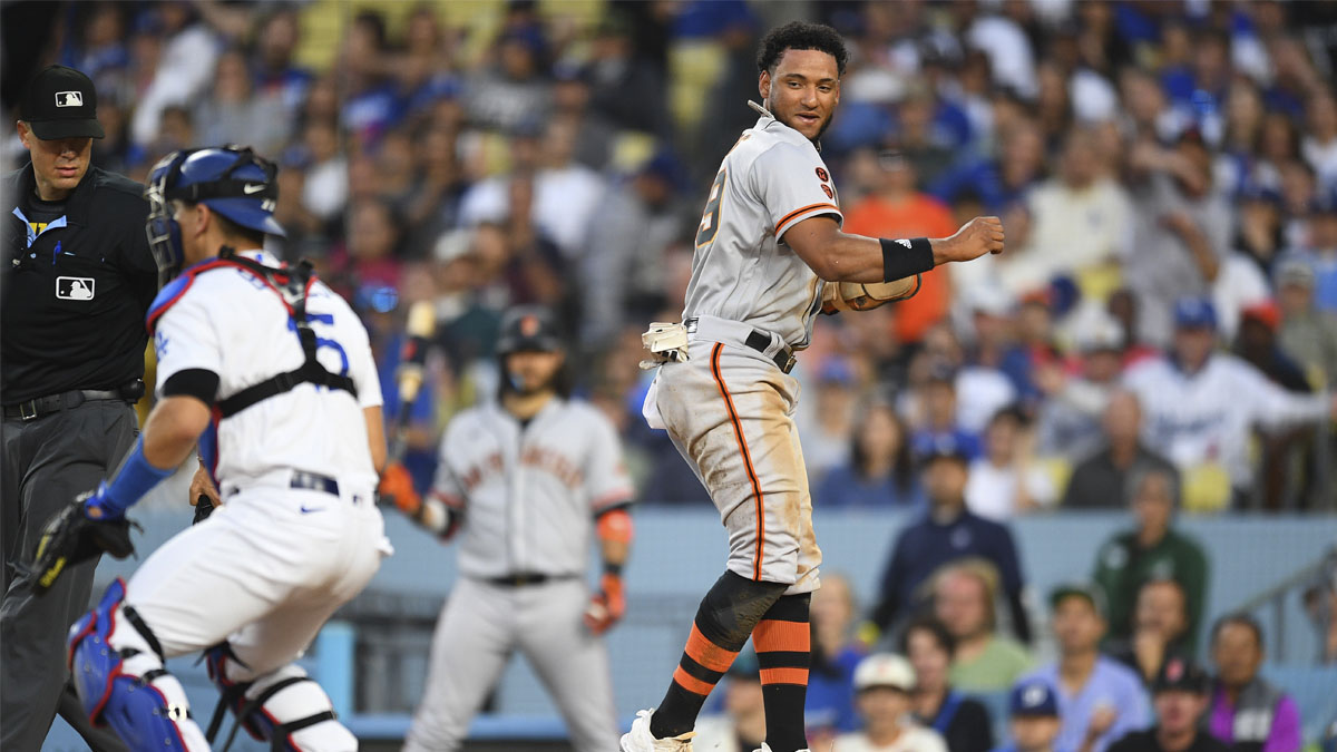 San Francisco Giants center fielder Luis Matos at bat during the MLB  News Photo - Getty Images